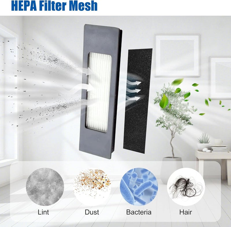 Detetap Replacement Parts Kits for ECOVACS Deebot Ozmo T8 T8+ T8 Aivi T8 AIVI+ T8 MAX T9+ T5 N8+ / N8+ Plus N8 Pro N8 Pro + / N8 Pro+ Plus N10 Plus N7 OZMO 920 950 for Yeedi Vac 2 Pro Vac Max Vac Station - Image 5